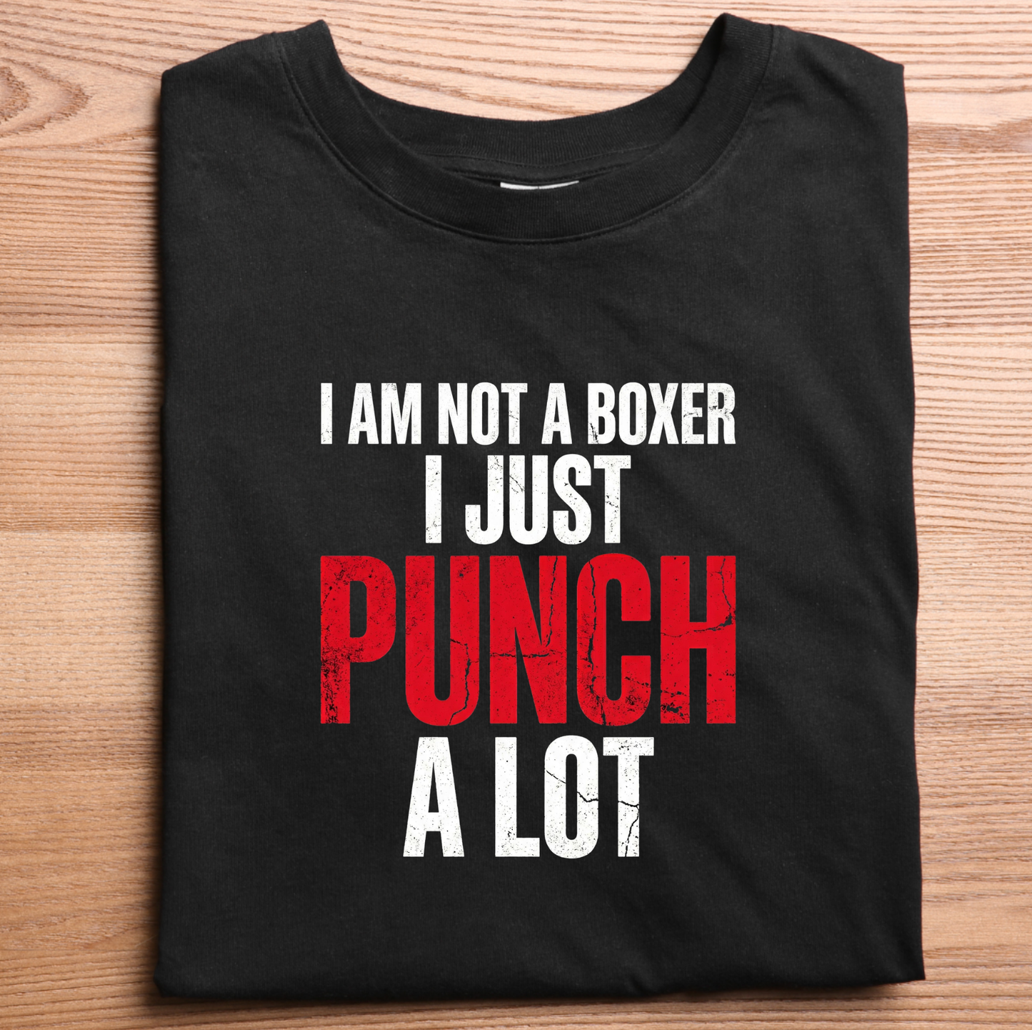 Boxer Quote T-Shirt – I Just Punch A Lot Gym Tee for Men And Women