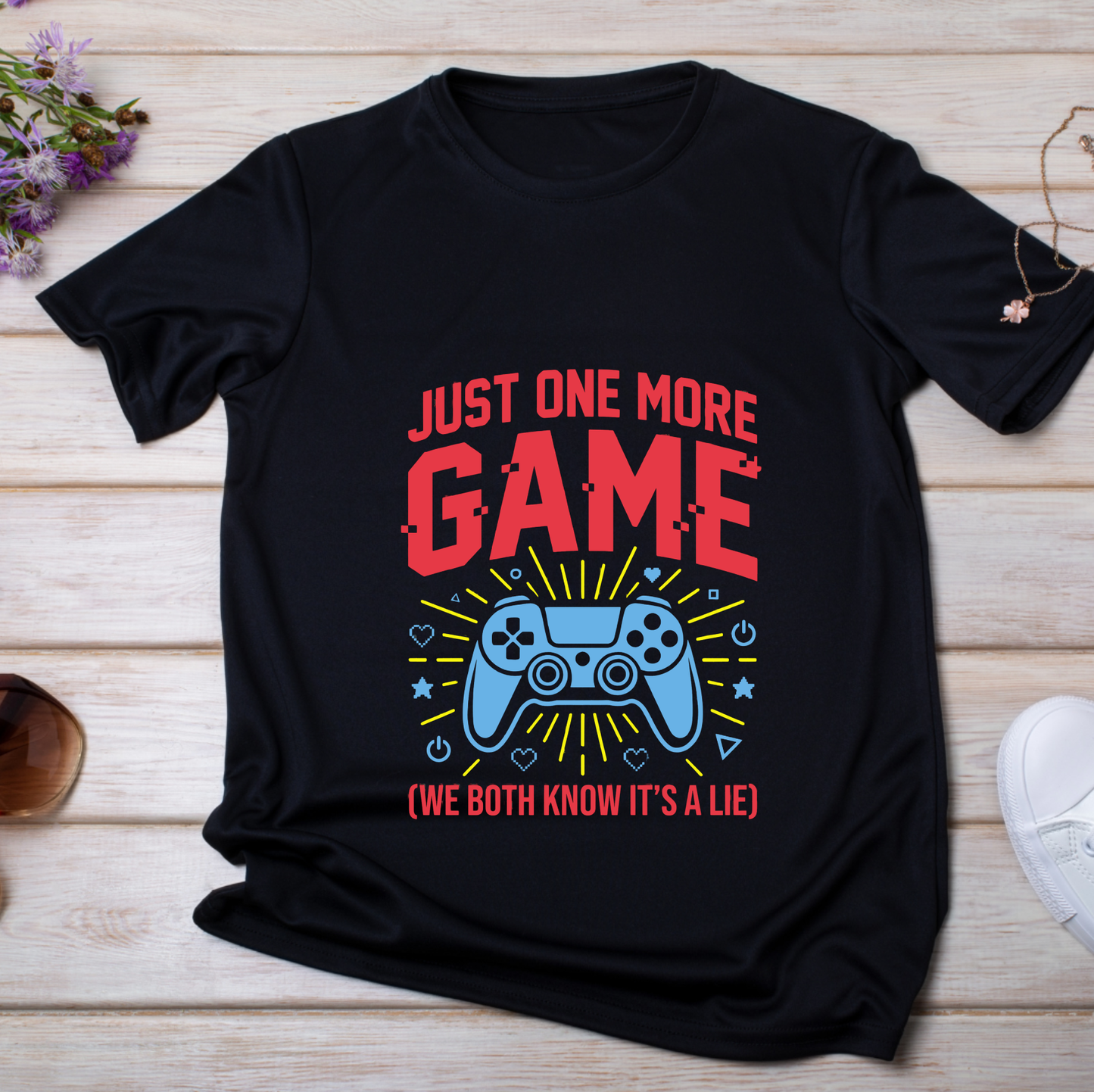 Just One More Game Gamer T-Shirt - Funny T-shirt
