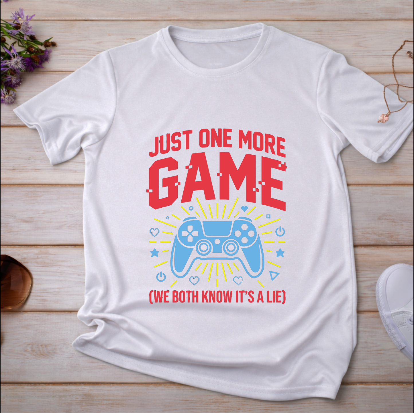 Just One More Game Gamer T-Shirt - Funny T-shirt